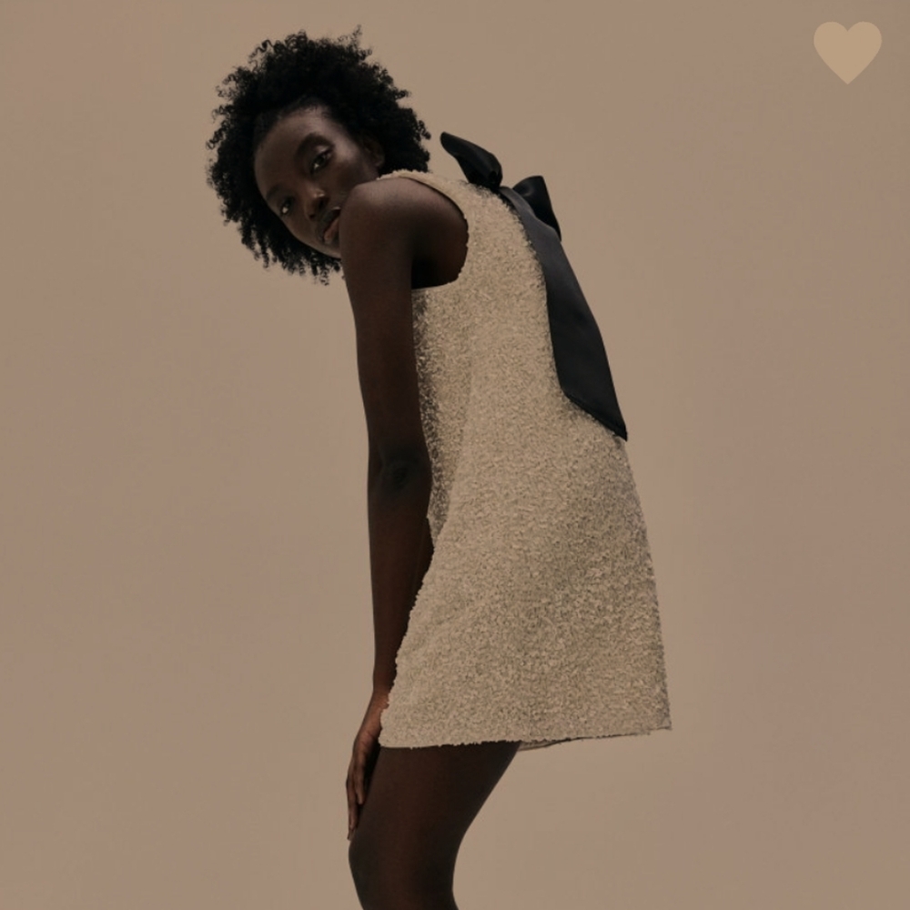 Sequined Tie-back Dress